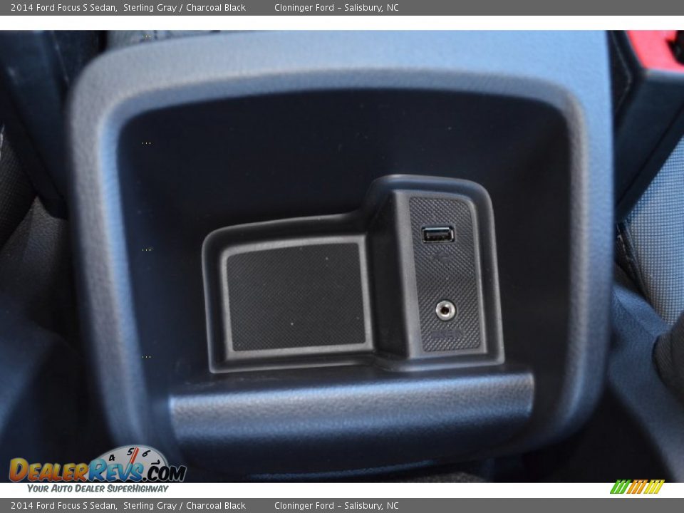 2014 Ford Focus S Sedan Sterling Gray / Charcoal Black Photo #12