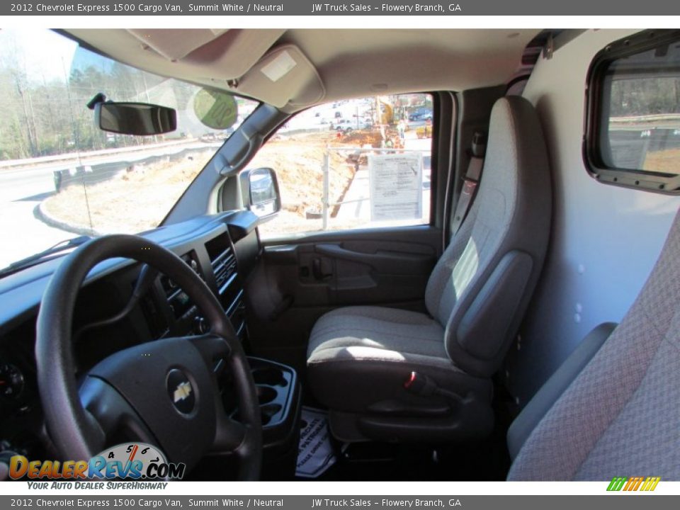 2012 Chevrolet Express 1500 Cargo Van Summit White / Neutral Photo #17