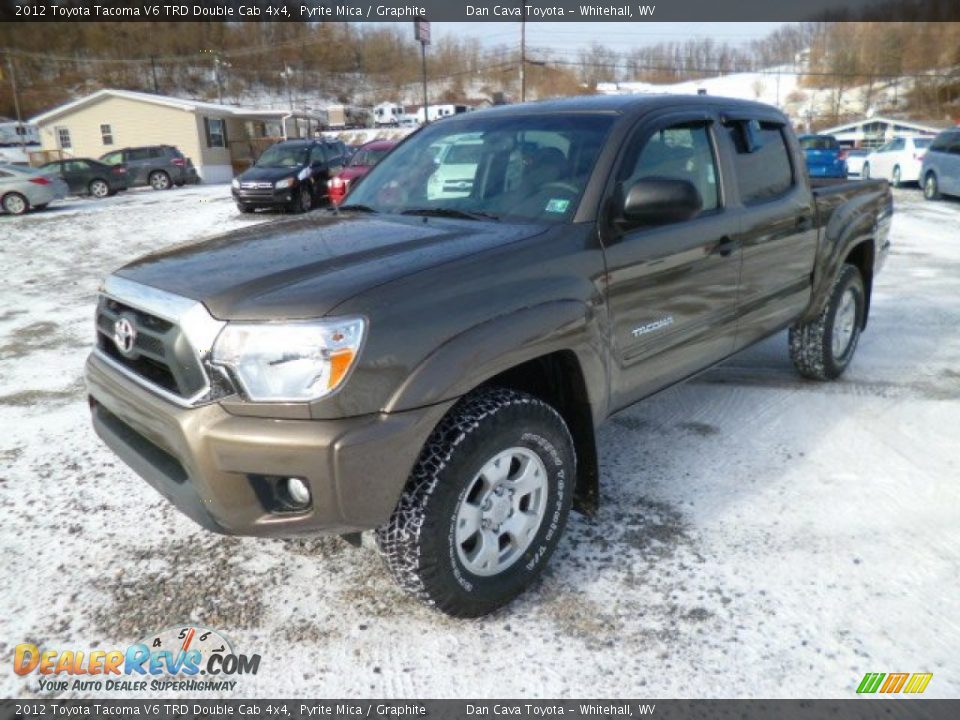 2012 Toyota Tacoma V6 TRD Double Cab 4x4 Pyrite Mica / Graphite Photo #2