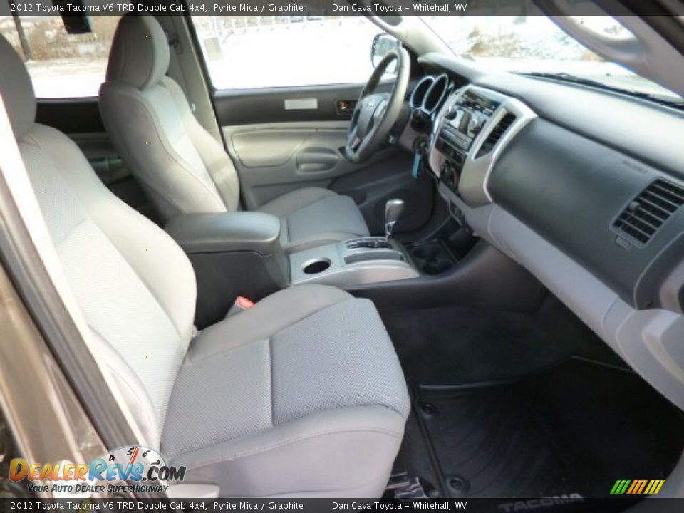 2012 Toyota Tacoma V6 TRD Double Cab 4x4 Pyrite Mica / Graphite Photo #7