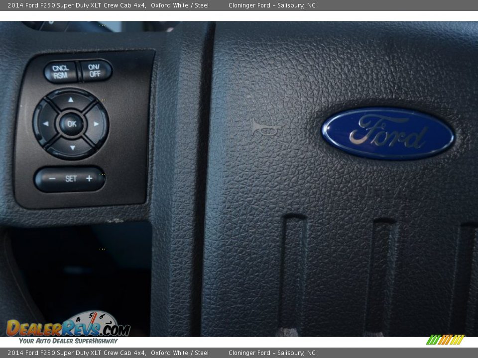 2014 Ford F250 Super Duty XLT Crew Cab 4x4 Oxford White / Steel Photo #19