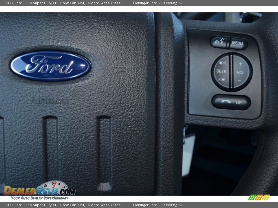 2014 Ford F250 Super Duty XLT Crew Cab 4x4 Oxford White / Steel Photo #20
