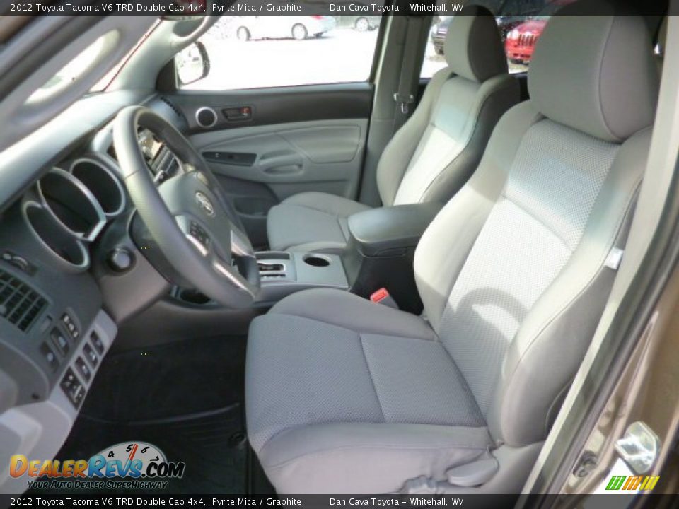 2012 Toyota Tacoma V6 TRD Double Cab 4x4 Pyrite Mica / Graphite Photo #11