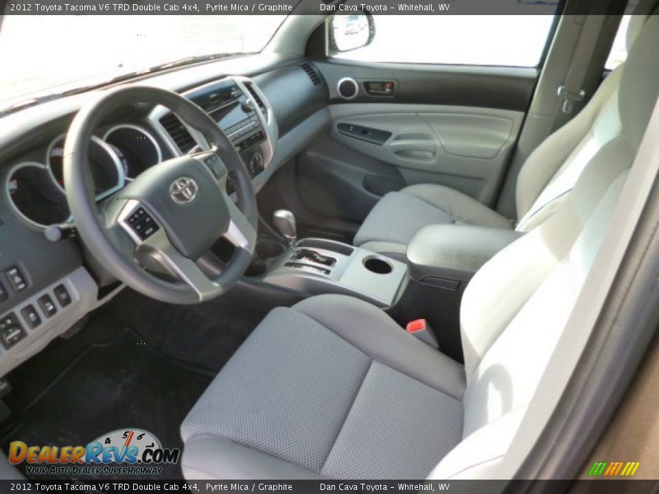 2012 Toyota Tacoma V6 TRD Double Cab 4x4 Pyrite Mica / Graphite Photo #12