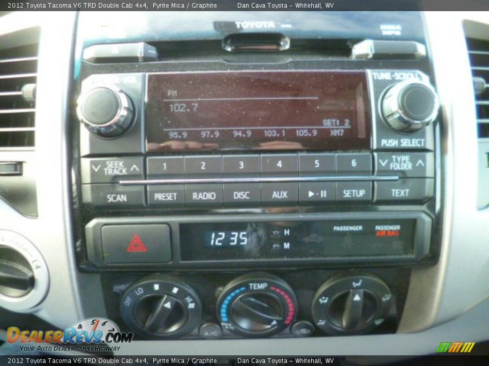 2012 Toyota Tacoma V6 TRD Double Cab 4x4 Pyrite Mica / Graphite Photo #14