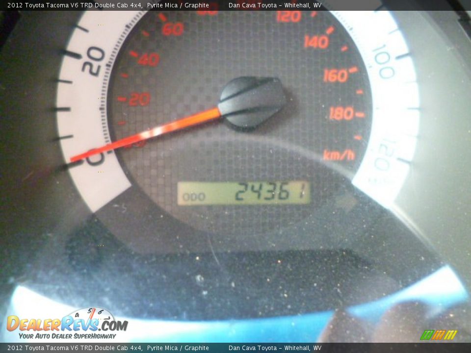 2012 Toyota Tacoma V6 TRD Double Cab 4x4 Pyrite Mica / Graphite Photo #15