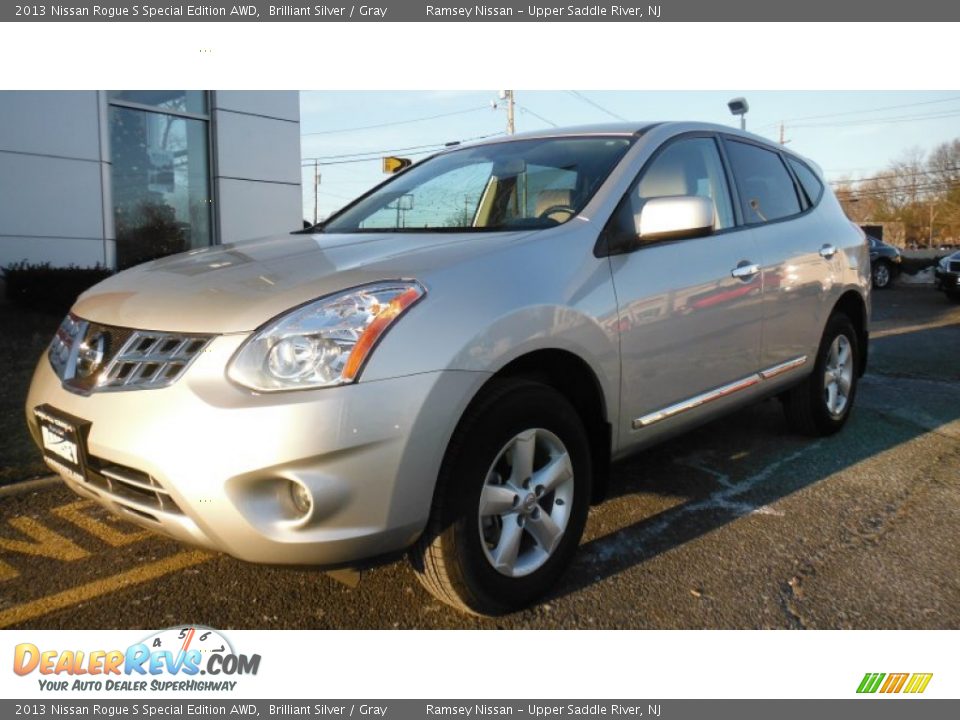 2013 Nissan Rogue S Special Edition AWD Brilliant Silver / Gray Photo #1
