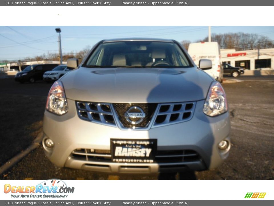 2013 Nissan Rogue S Special Edition AWD Brilliant Silver / Gray Photo #2