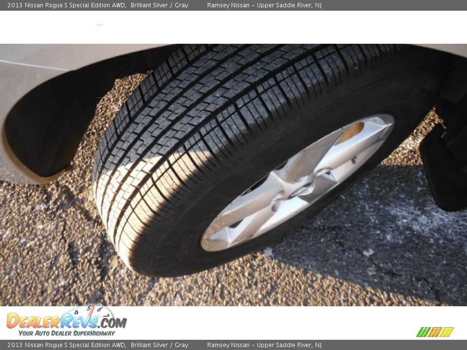2013 Nissan Rogue S Special Edition AWD Brilliant Silver / Gray Photo #10