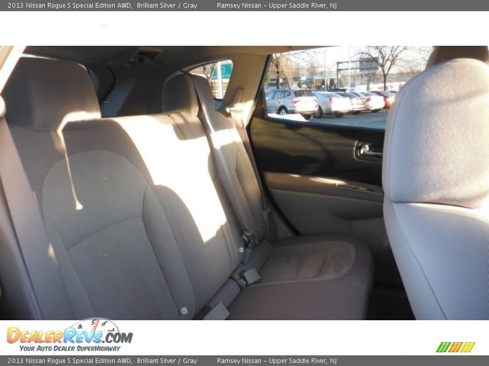 2013 Nissan Rogue S Special Edition AWD Brilliant Silver / Gray Photo #14