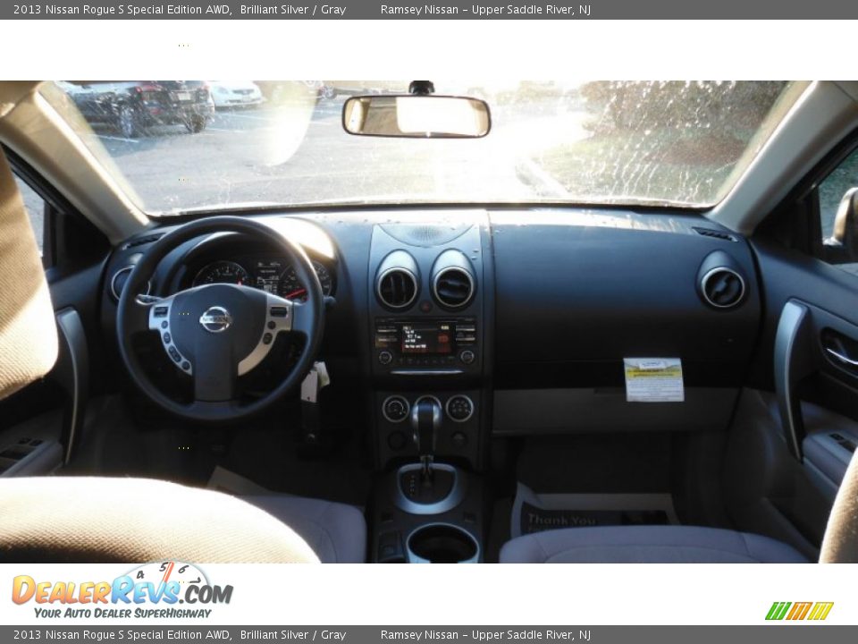 2013 Nissan Rogue S Special Edition AWD Brilliant Silver / Gray Photo #17