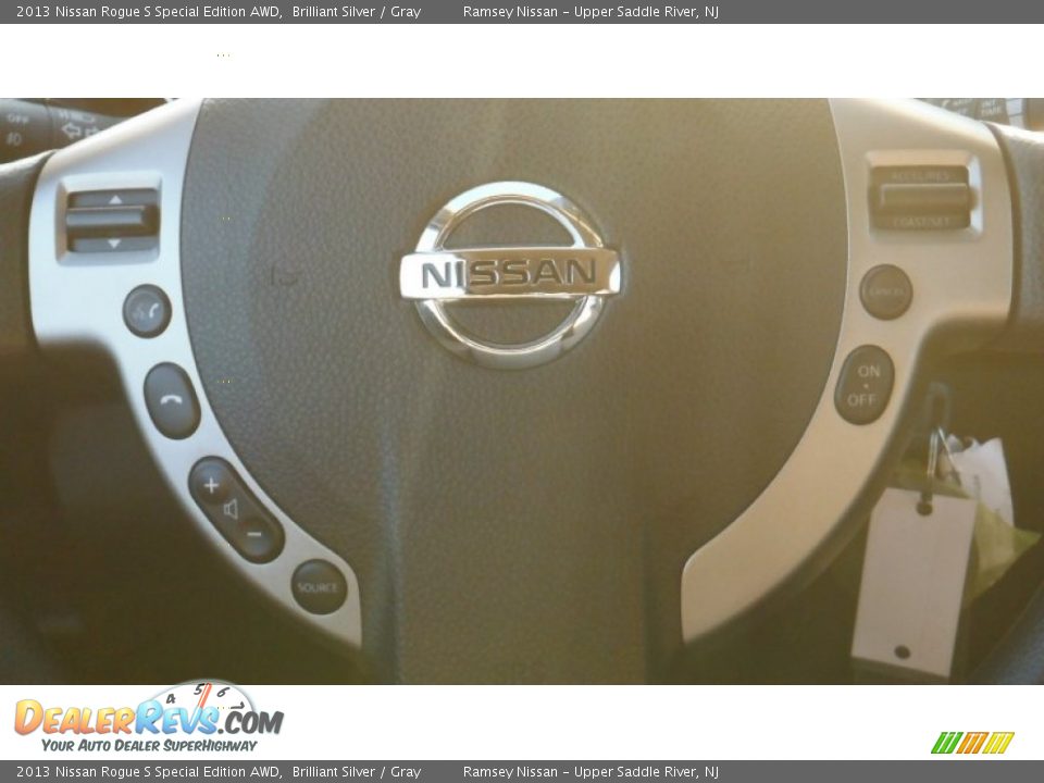 2013 Nissan Rogue S Special Edition AWD Brilliant Silver / Gray Photo #19