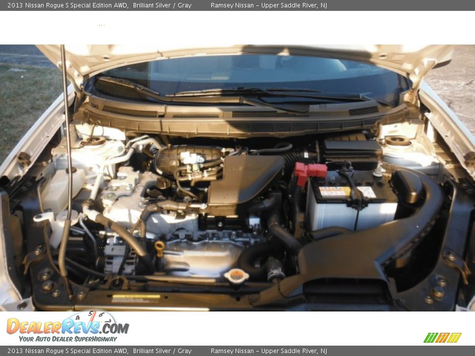 2013 Nissan Rogue S Special Edition AWD Brilliant Silver / Gray Photo #24