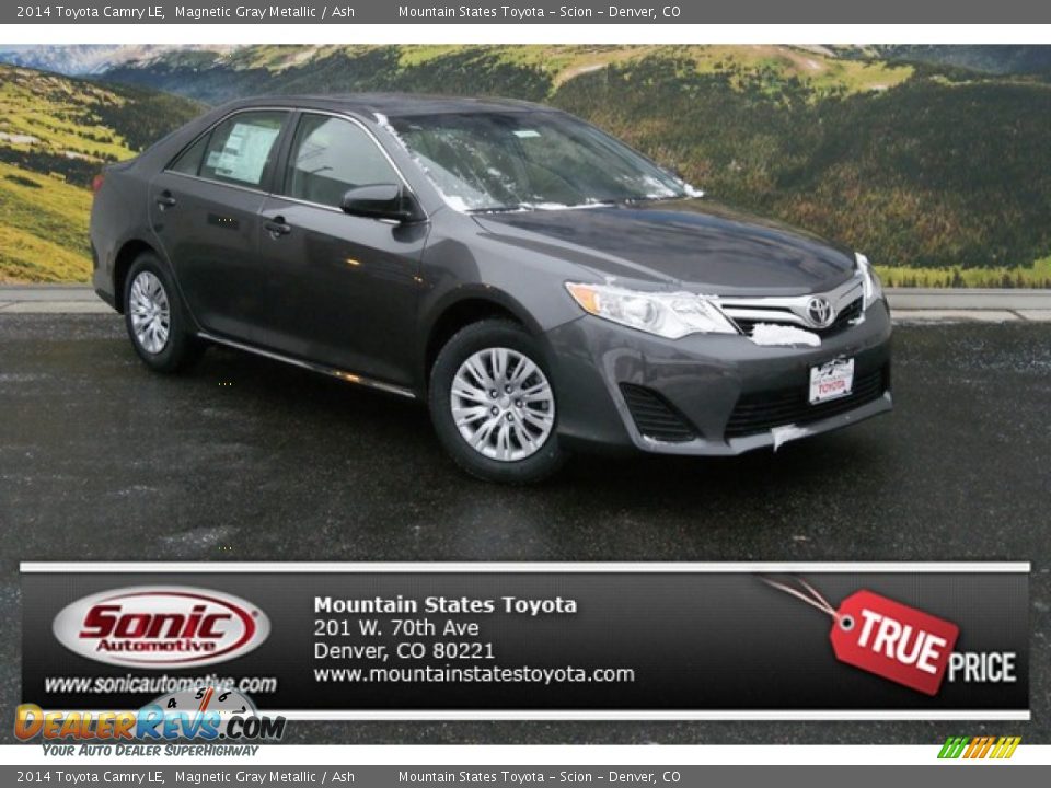 2014 Toyota Camry LE Magnetic Gray Metallic / Ash Photo #1