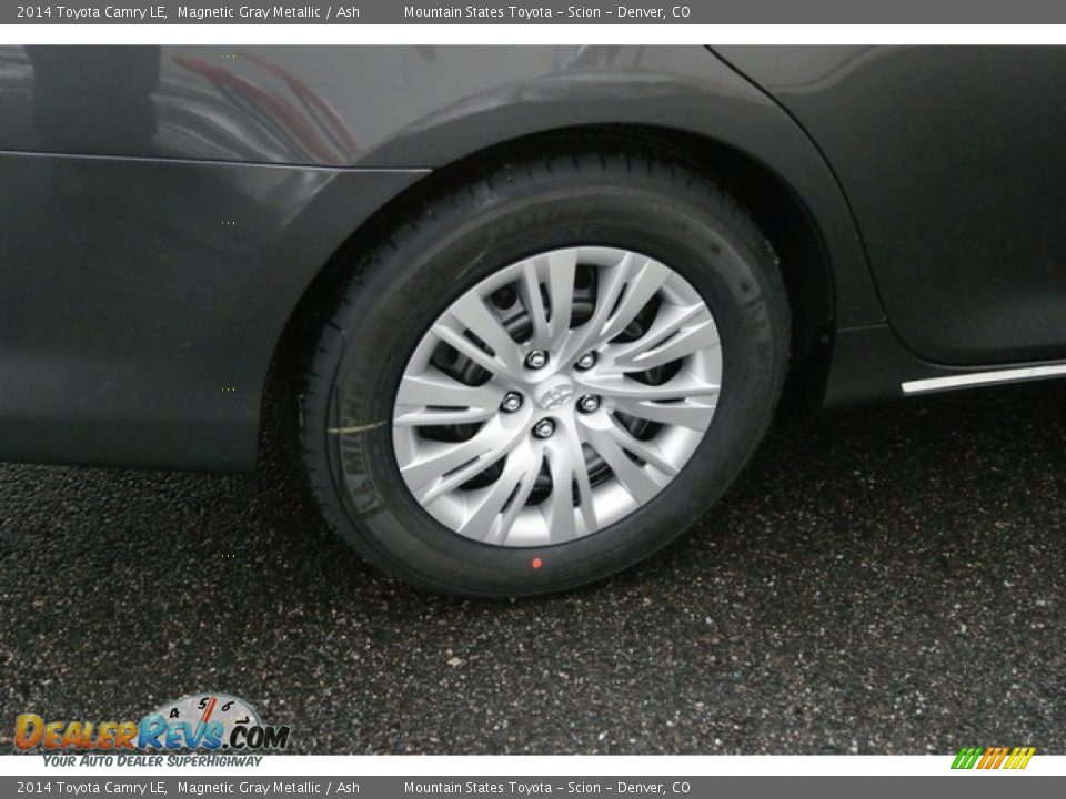 2014 Toyota Camry LE Magnetic Gray Metallic / Ash Photo #9
