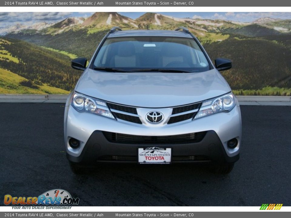 2014 Toyota RAV4 LE AWD Classic Silver Metallic / Ash Photo #2