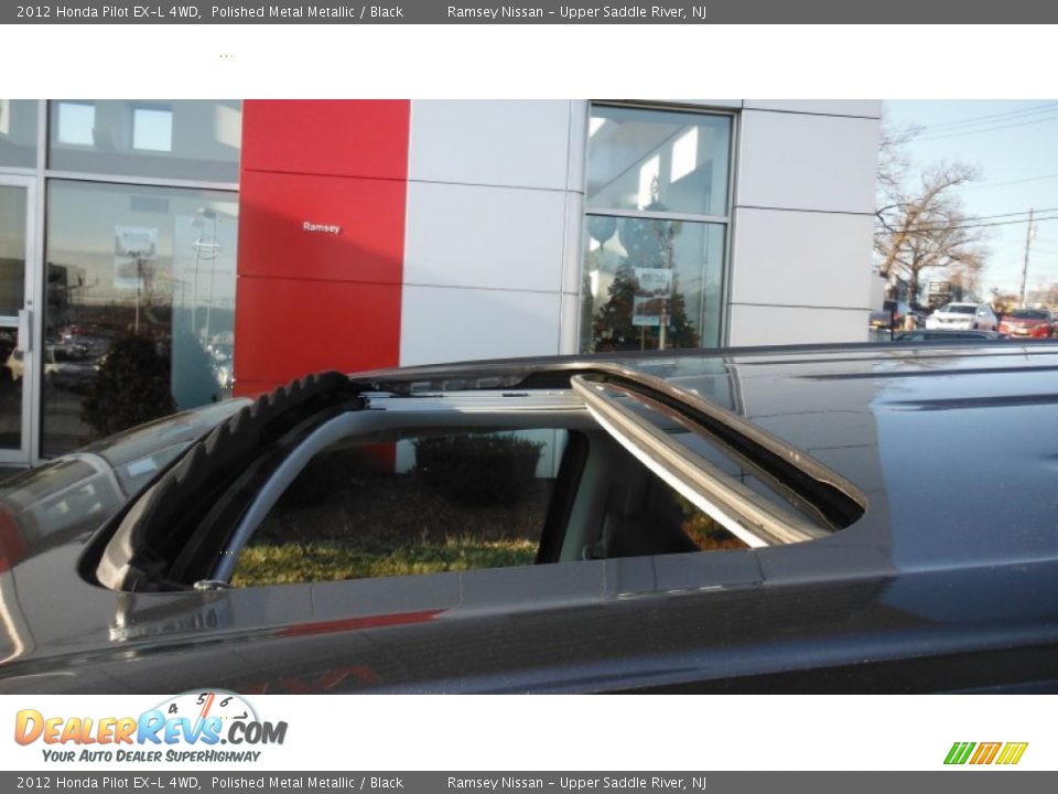 2012 Honda Pilot EX-L 4WD Polished Metal Metallic / Black Photo #4