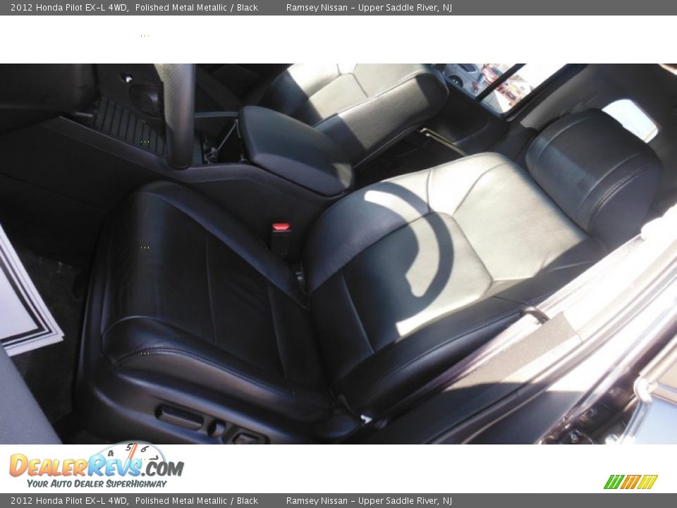 2012 Honda Pilot EX-L 4WD Polished Metal Metallic / Black Photo #13