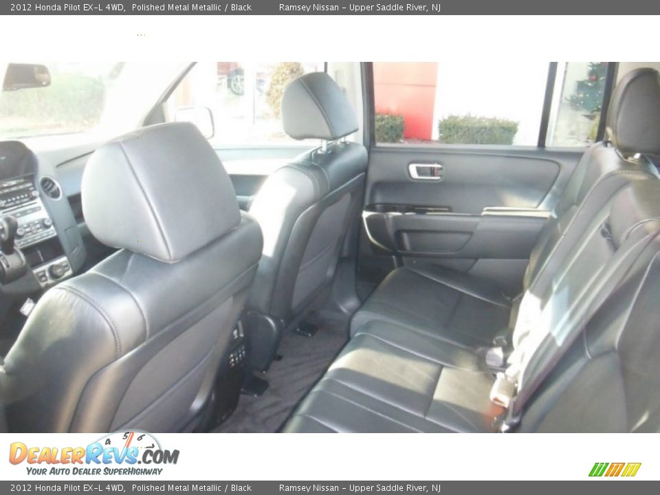 2012 Honda Pilot EX-L 4WD Polished Metal Metallic / Black Photo #14
