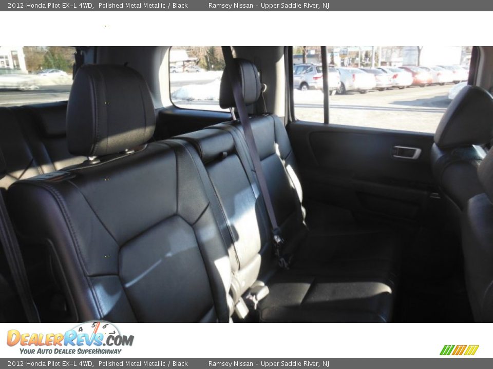 2012 Honda Pilot EX-L 4WD Polished Metal Metallic / Black Photo #17