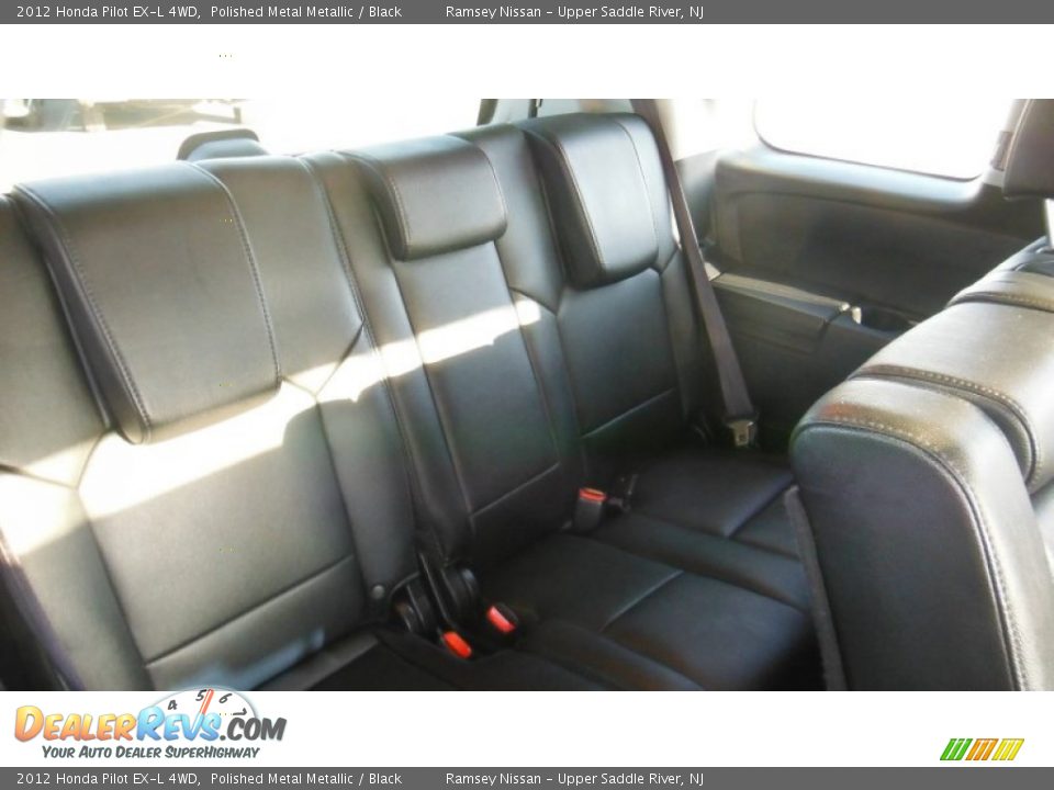 2012 Honda Pilot EX-L 4WD Polished Metal Metallic / Black Photo #18