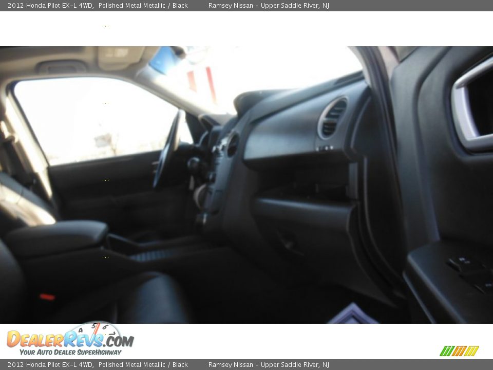 2012 Honda Pilot EX-L 4WD Polished Metal Metallic / Black Photo #19