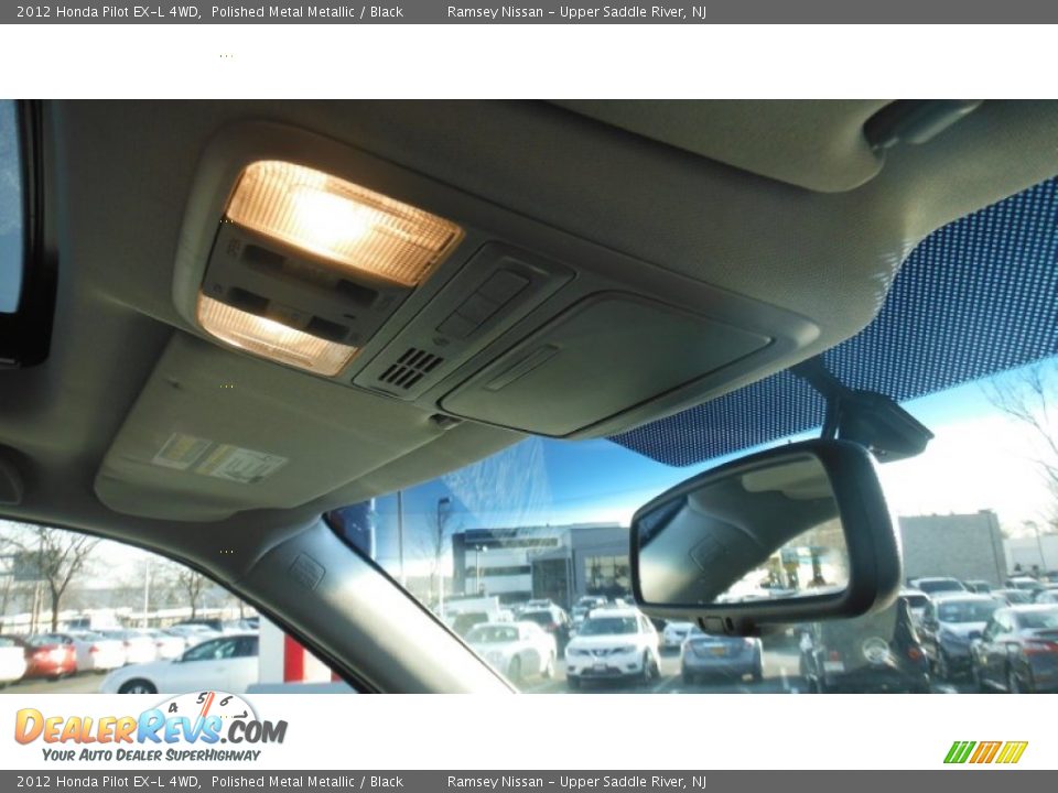 2012 Honda Pilot EX-L 4WD Polished Metal Metallic / Black Photo #20