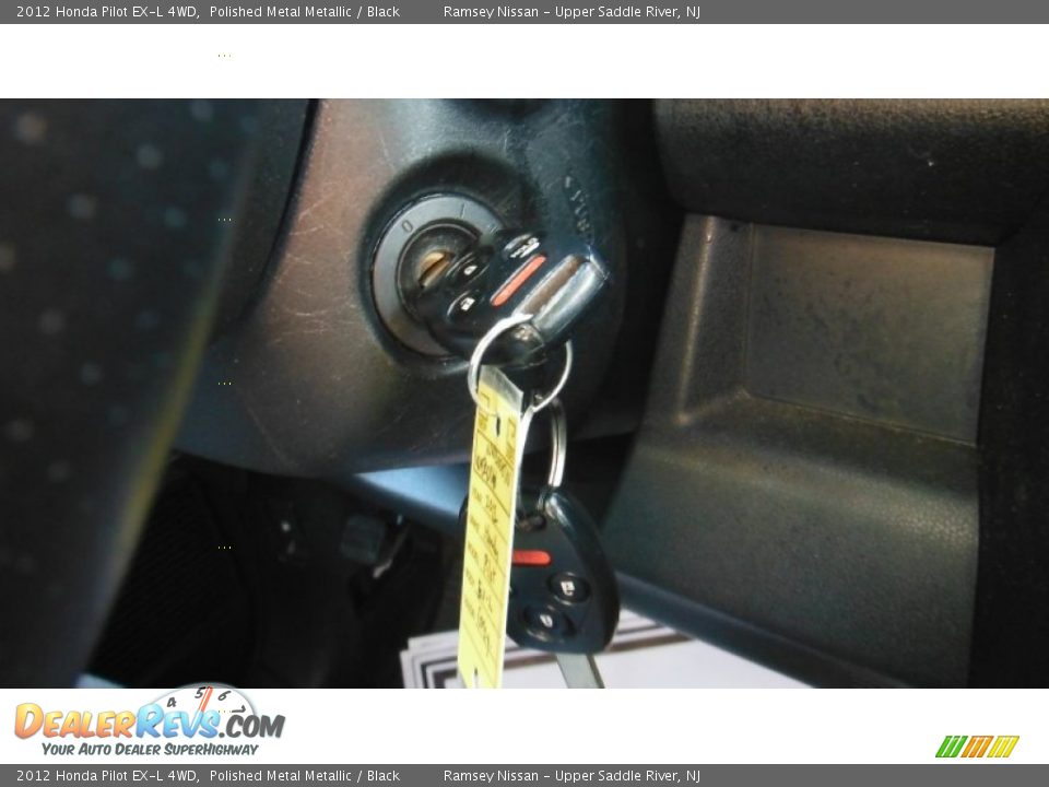 2012 Honda Pilot EX-L 4WD Polished Metal Metallic / Black Photo #26