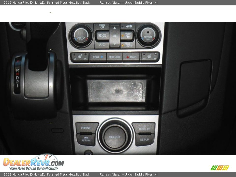 2012 Honda Pilot EX-L 4WD Polished Metal Metallic / Black Photo #29