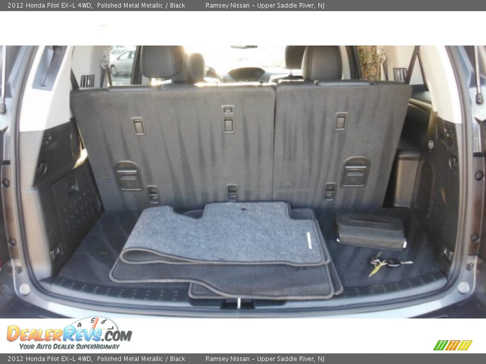 2012 Honda Pilot EX-L 4WD Polished Metal Metallic / Black Photo #30