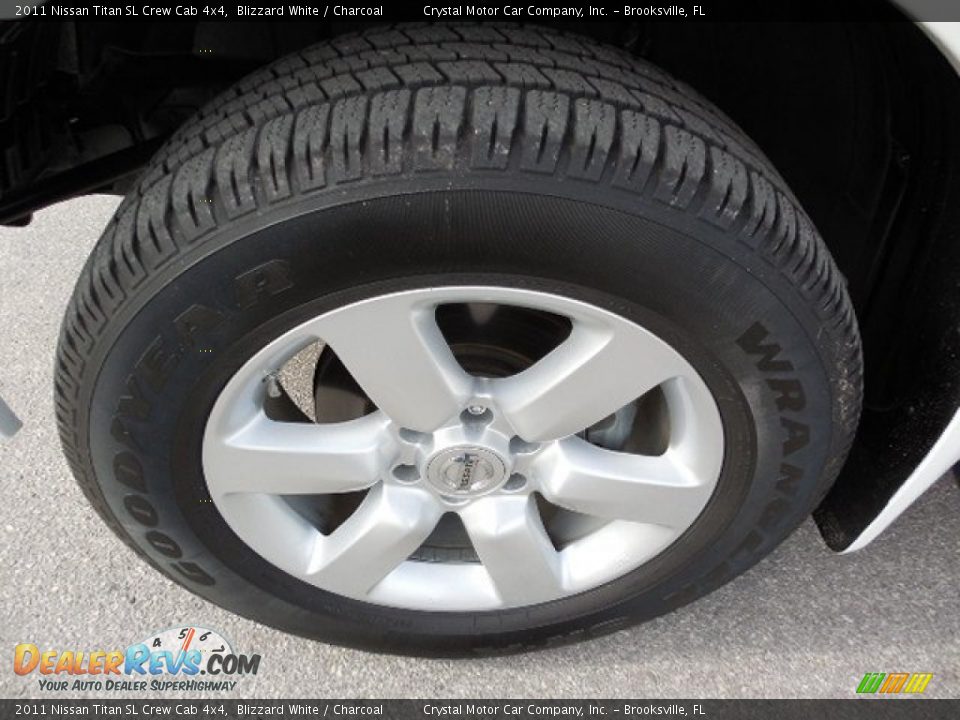 2011 Nissan Titan SL Crew Cab 4x4 Wheel Photo #15