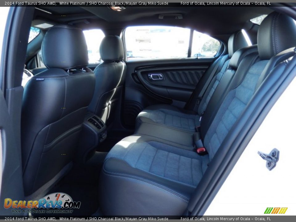 Rear Seat of 2014 Ford Taurus SHO AWD Photo #8