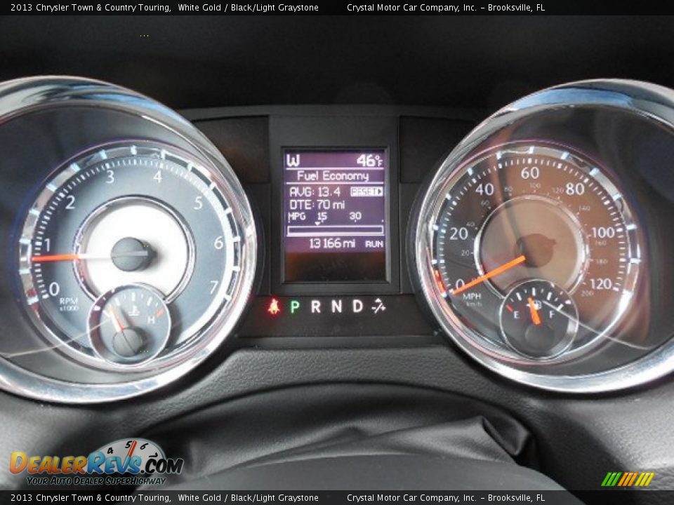 2013 Chrysler Town & Country Touring White Gold / Black/Light Graystone Photo #21