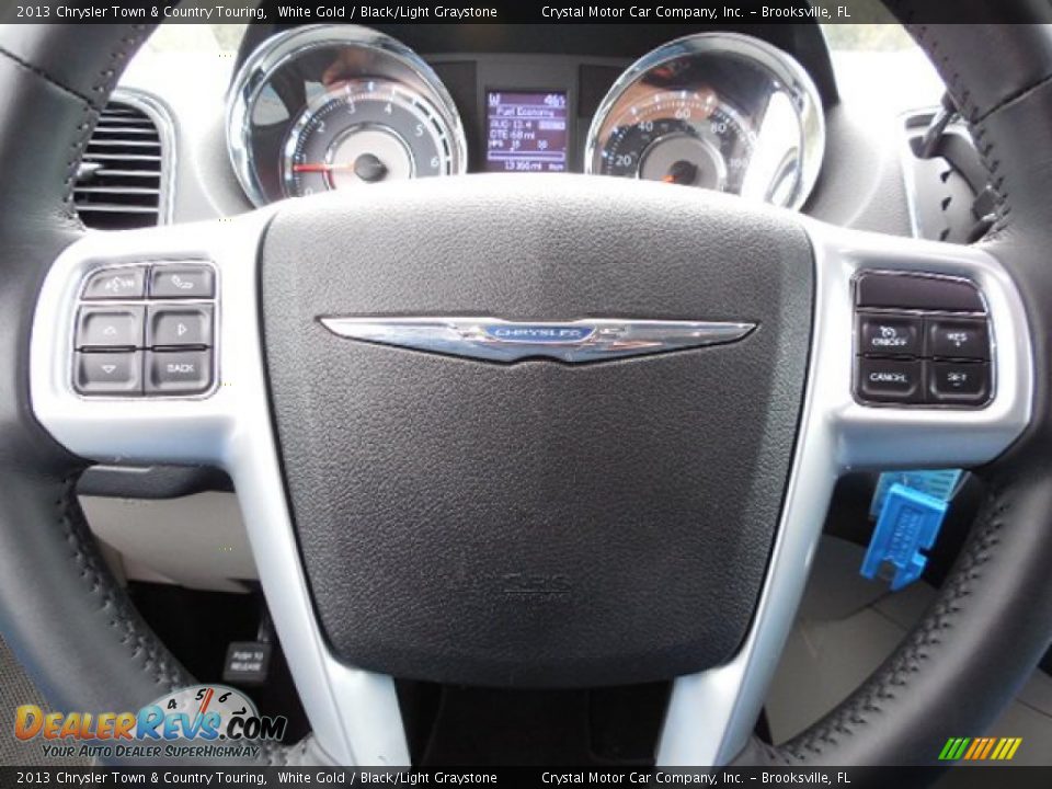 2013 Chrysler Town & Country Touring White Gold / Black/Light Graystone Photo #24