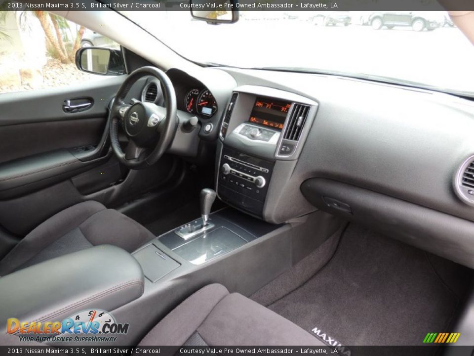 2013 Nissan Maxima 3.5 S Brilliant Silver / Charcoal Photo #6