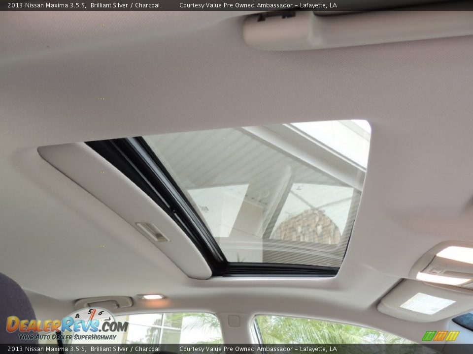 2013 Nissan Maxima 3.5 S Brilliant Silver / Charcoal Photo #7