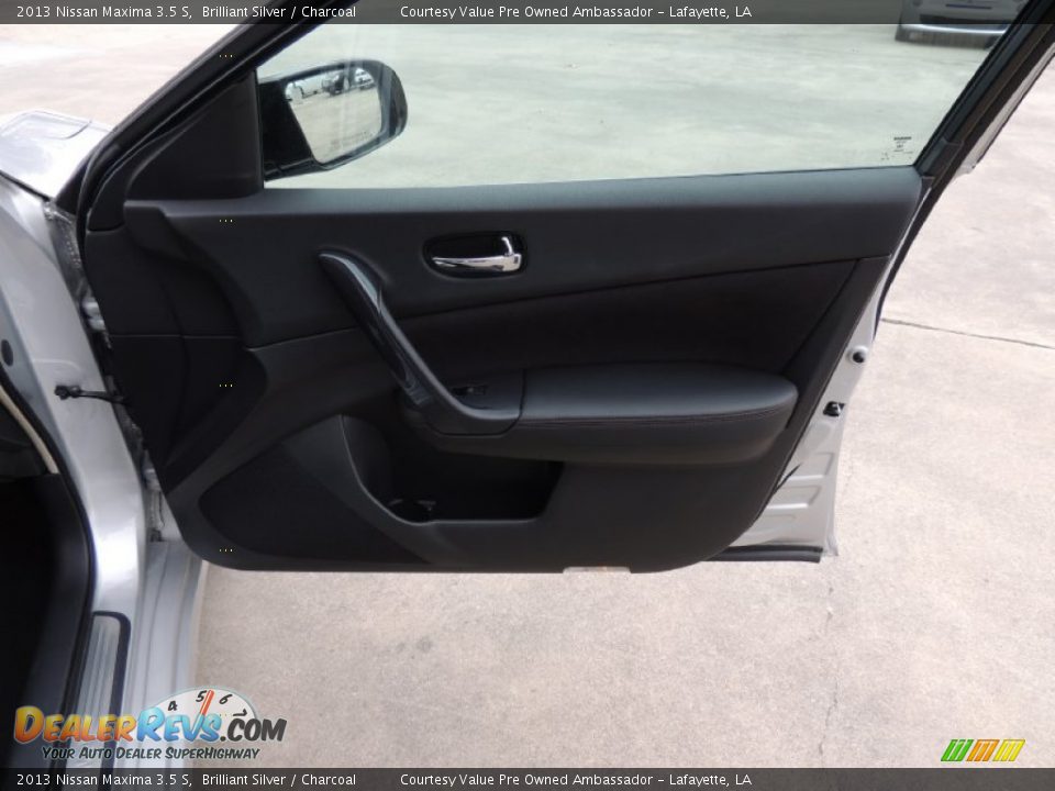 2013 Nissan Maxima 3.5 S Brilliant Silver / Charcoal Photo #8