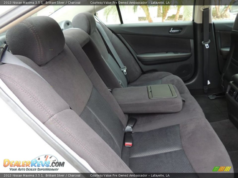 2013 Nissan Maxima 3.5 S Brilliant Silver / Charcoal Photo #9