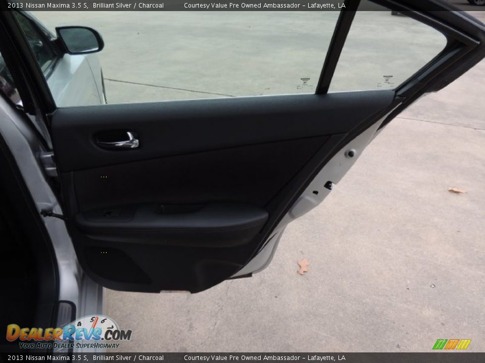 2013 Nissan Maxima 3.5 S Brilliant Silver / Charcoal Photo #10