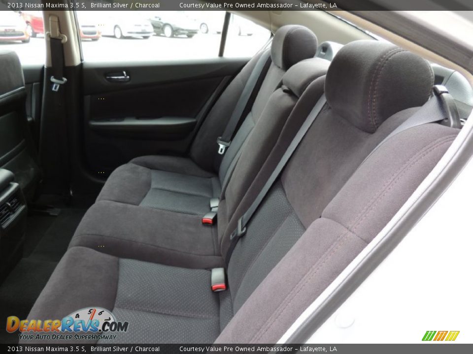 2013 Nissan Maxima 3.5 S Brilliant Silver / Charcoal Photo #11