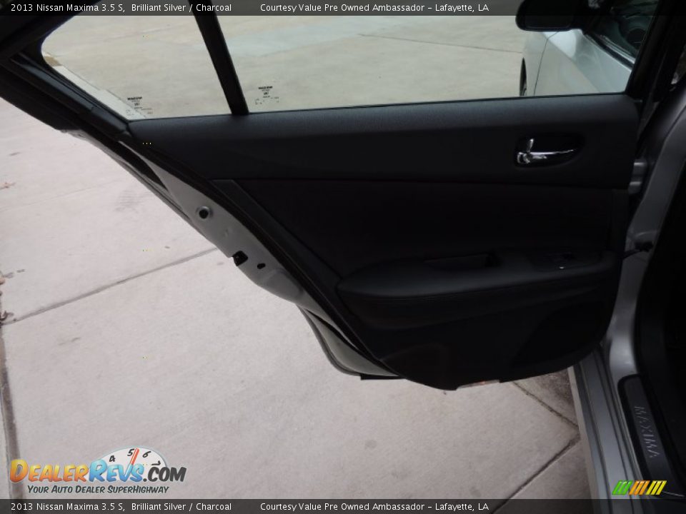 2013 Nissan Maxima 3.5 S Brilliant Silver / Charcoal Photo #12