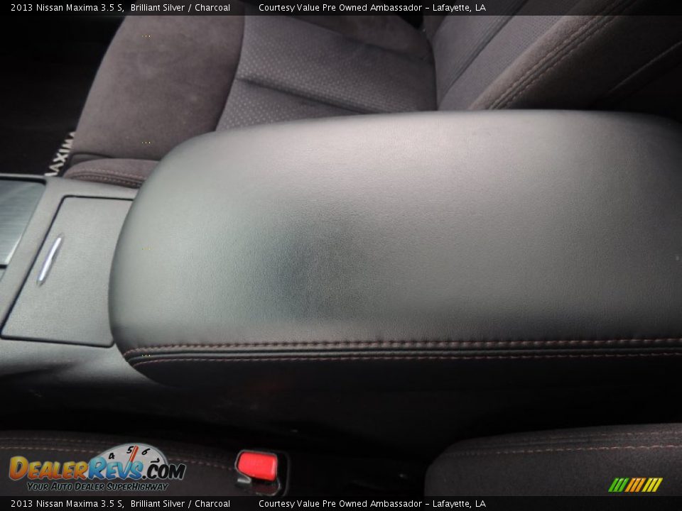 2013 Nissan Maxima 3.5 S Brilliant Silver / Charcoal Photo #22