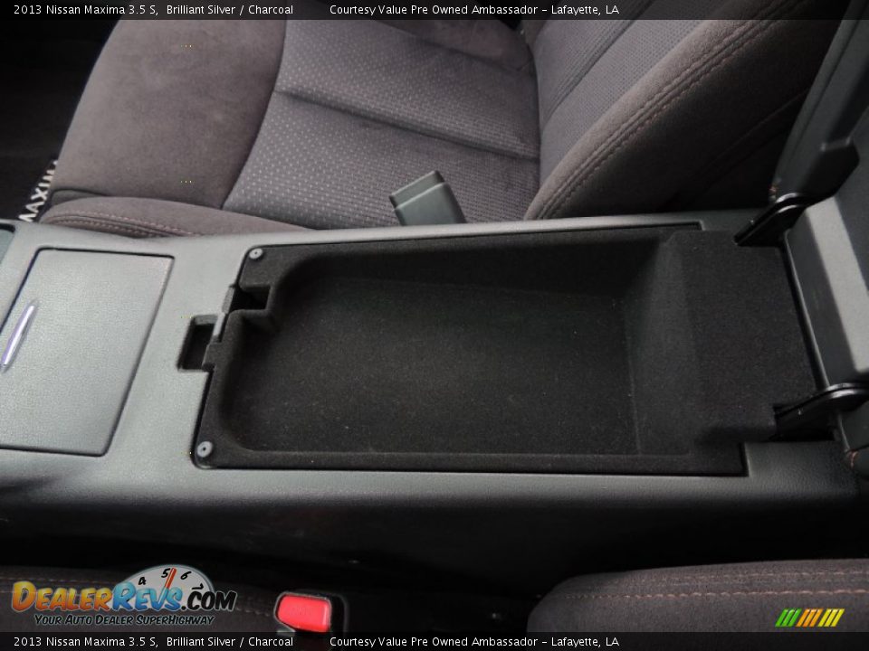 2013 Nissan Maxima 3.5 S Brilliant Silver / Charcoal Photo #23