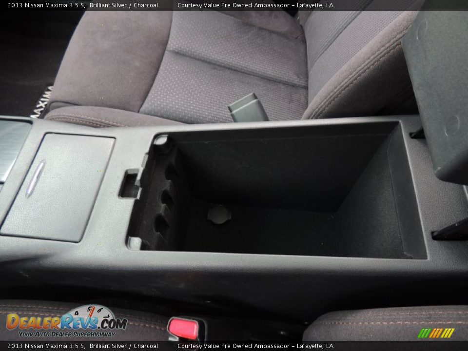 2013 Nissan Maxima 3.5 S Brilliant Silver / Charcoal Photo #24