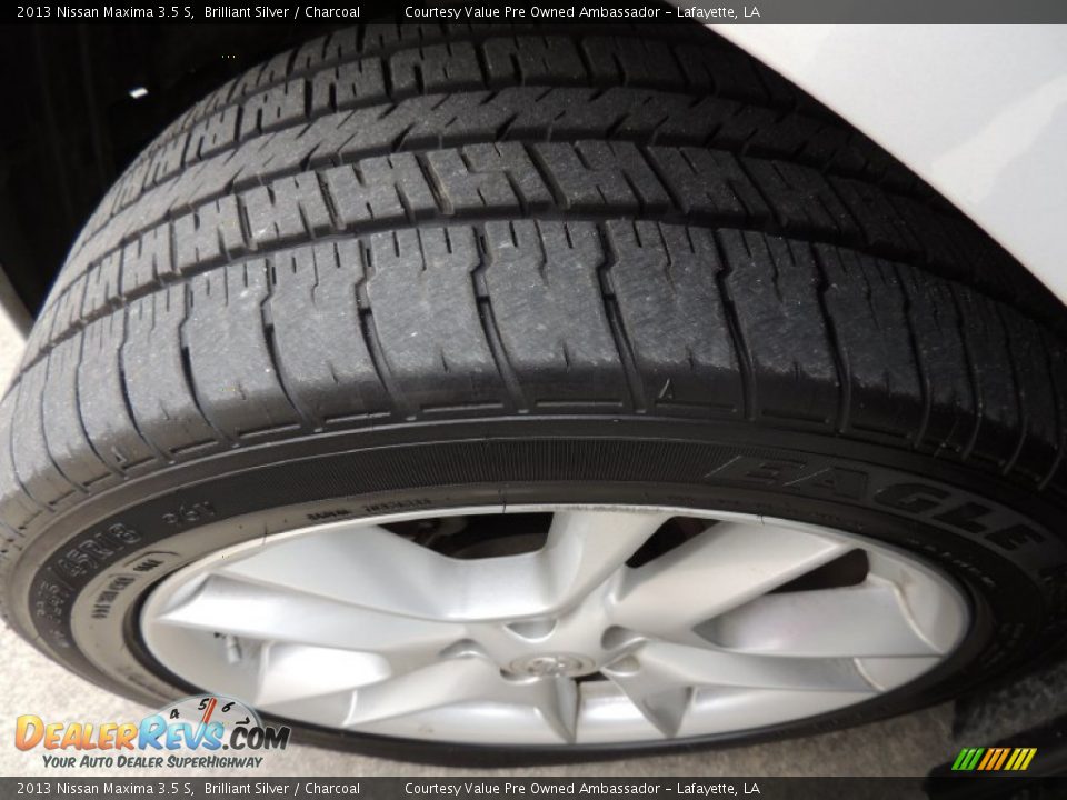 2013 Nissan Maxima 3.5 S Brilliant Silver / Charcoal Photo #26