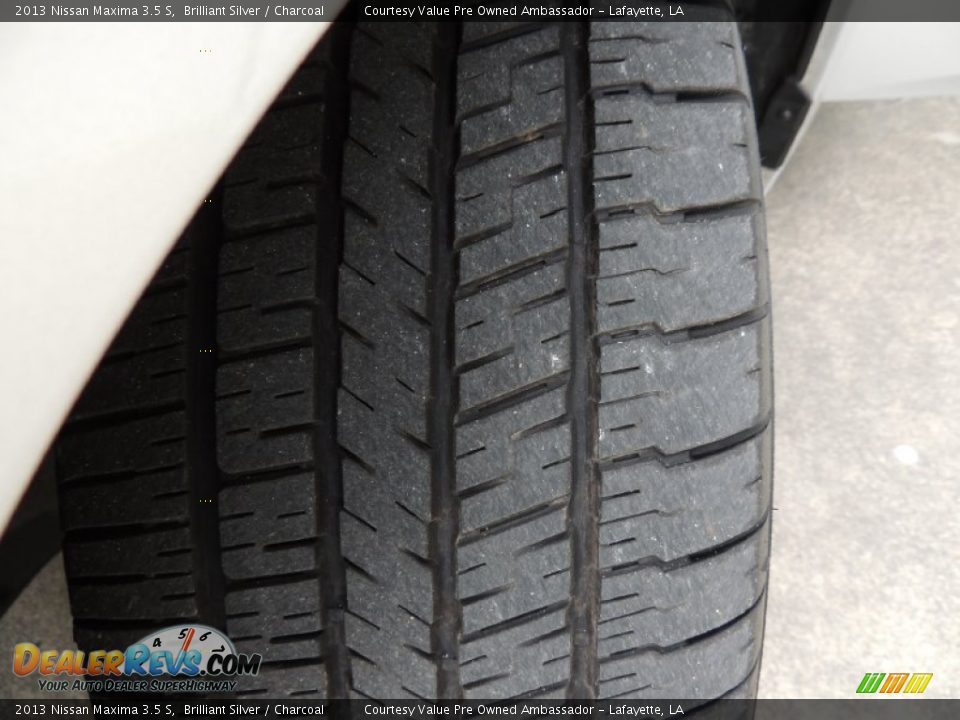 2013 Nissan Maxima 3.5 S Brilliant Silver / Charcoal Photo #27