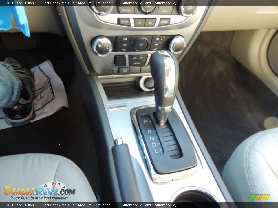 2011 Ford Fusion SE Red Candy Metallic / Medium Light Stone Photo #19