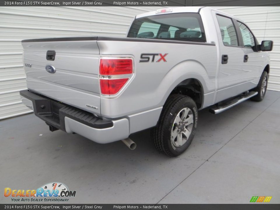 2014 Ford F150 STX SuperCrew Ingot Silver / Steel Grey Photo #4