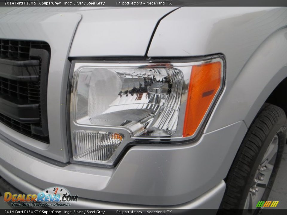 2014 Ford F150 STX SuperCrew Ingot Silver / Steel Grey Photo #9