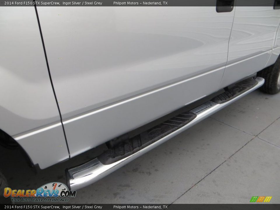 2014 Ford F150 STX SuperCrew Ingot Silver / Steel Grey Photo #14